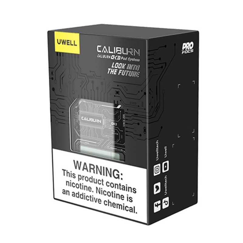 Uwell Caliburn GK3 Pod 25w Elektronik Sigara Kutusu Siyah