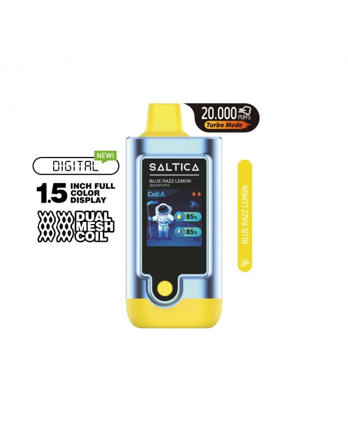 Saltica Digital 20000 Blue Razz Lemon