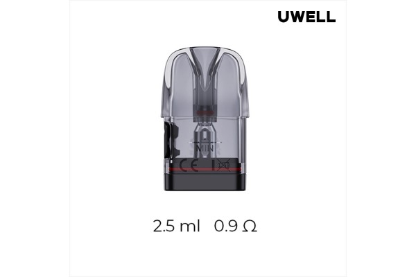 Uwell Caliburn G3 Kartuş 2.5ml 0.9Ω, Şeffaf Yedek Coil