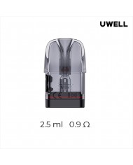 Uwell Caliburn G3 Kartuş 2.5ml 0.9Ω, Şeffaf Yedek Coil