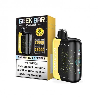 Geek Bar Pulse X Banana Taffy Freeze