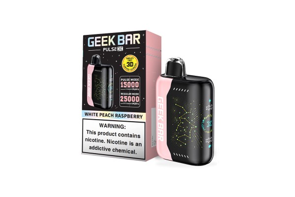 Geek Bar Pulse X White Peach Raspberry