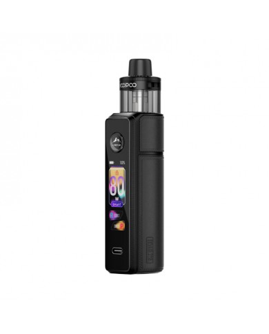 Voopoo Drag X3 Pod 80W siyah elektronik sigara cihazı.