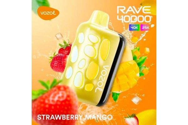 Vozol Rave 40000 Strawberry Mango
