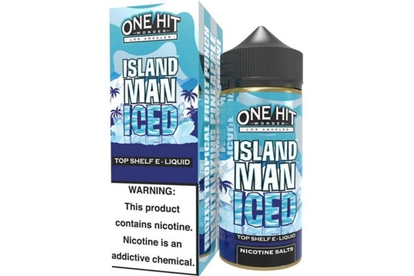 One Hit Wonder Island Man Iced E-Likit 100ml