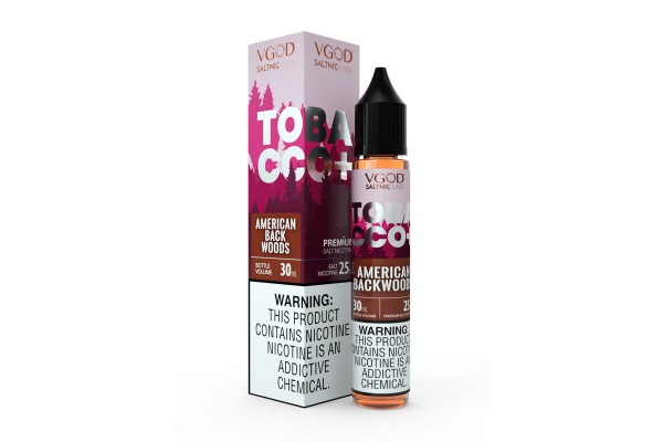 VGOD Tobacco Plus American Backwoods Salt Likit 30ml Premium Salt Nicotine