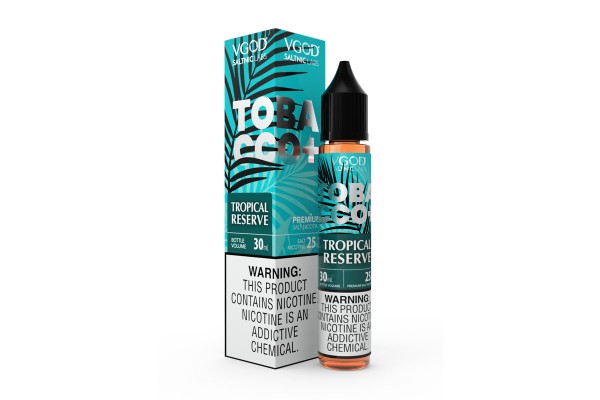 VGOD Tobacco Plus Tropical Reserve Salt Likit 30ml Nikotinli Premium Salt Likit